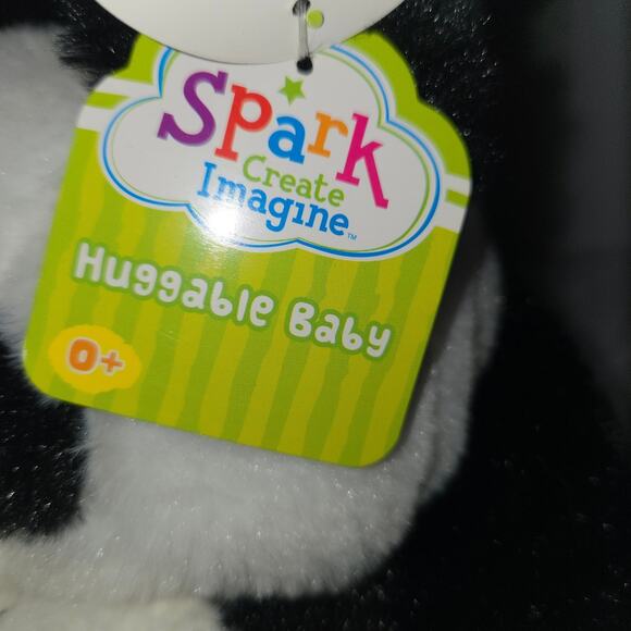 Spark Create Imagine Huggable Mom Mama Baby Panda Bear Rattle Plush 10 Inch Toy - Picture 4 of 14